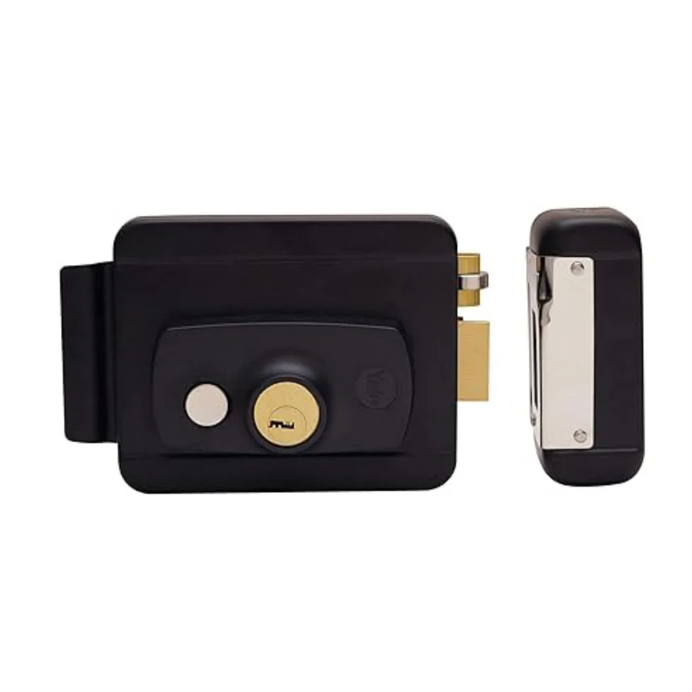 YALE ELECTRIC RIM LOCK, Black Matt - Image 3