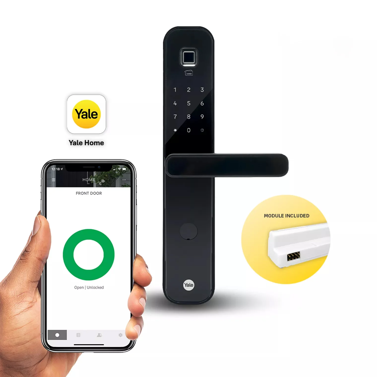Yale YDM7220A Biosecure Smart Lock with Fingerprint, PIN, RFID and Manual Key - Image 4