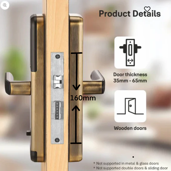 Special Bundle Offer - Zuri S (Antique Bronze) Smart Lock with YWLOL Digital fingerprint wardrobe lock - Image 16