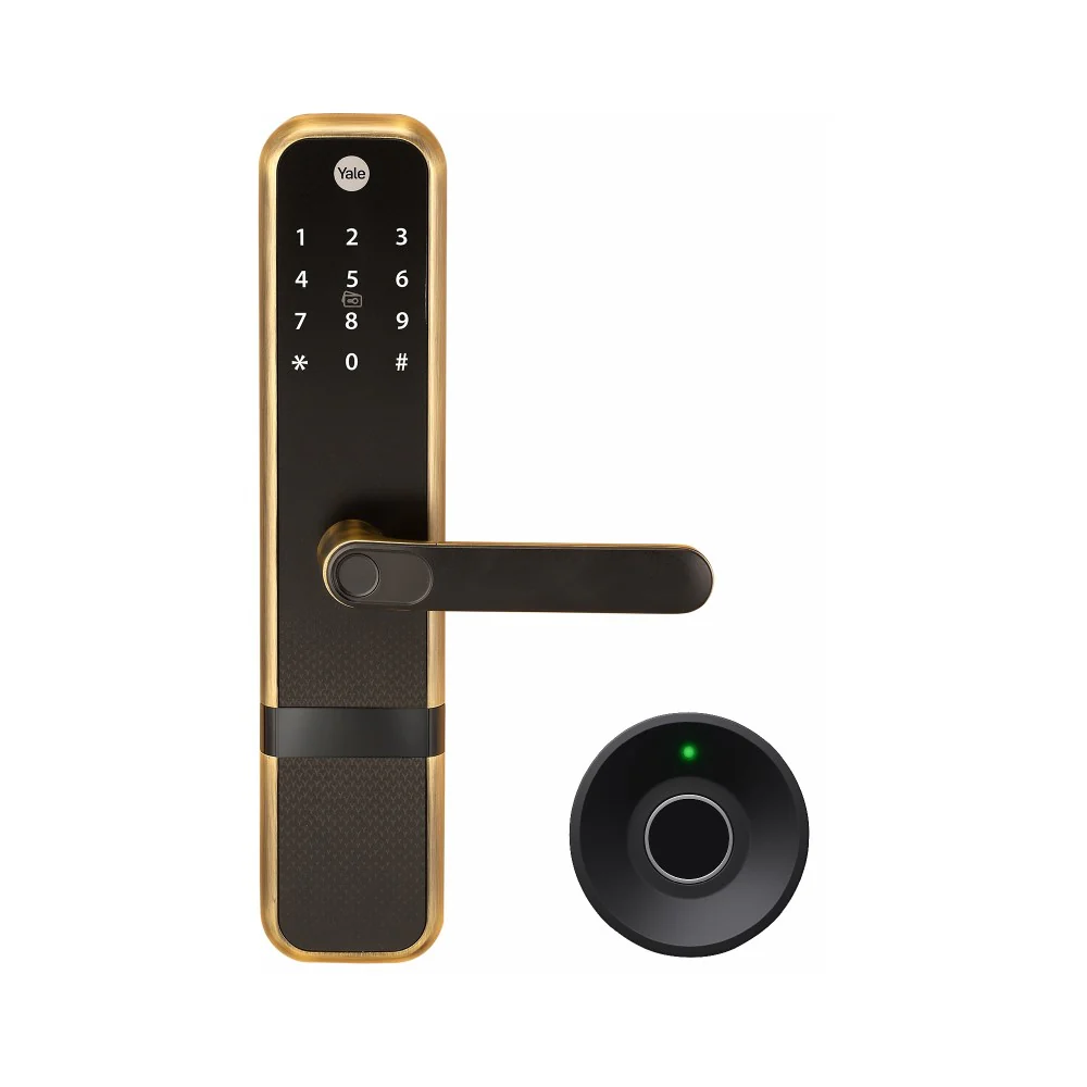 Special Bundle offer Yale Zuri Smart Lock (Antique Bronze) with YWLOL Digital Wardrobe Lock (Black)