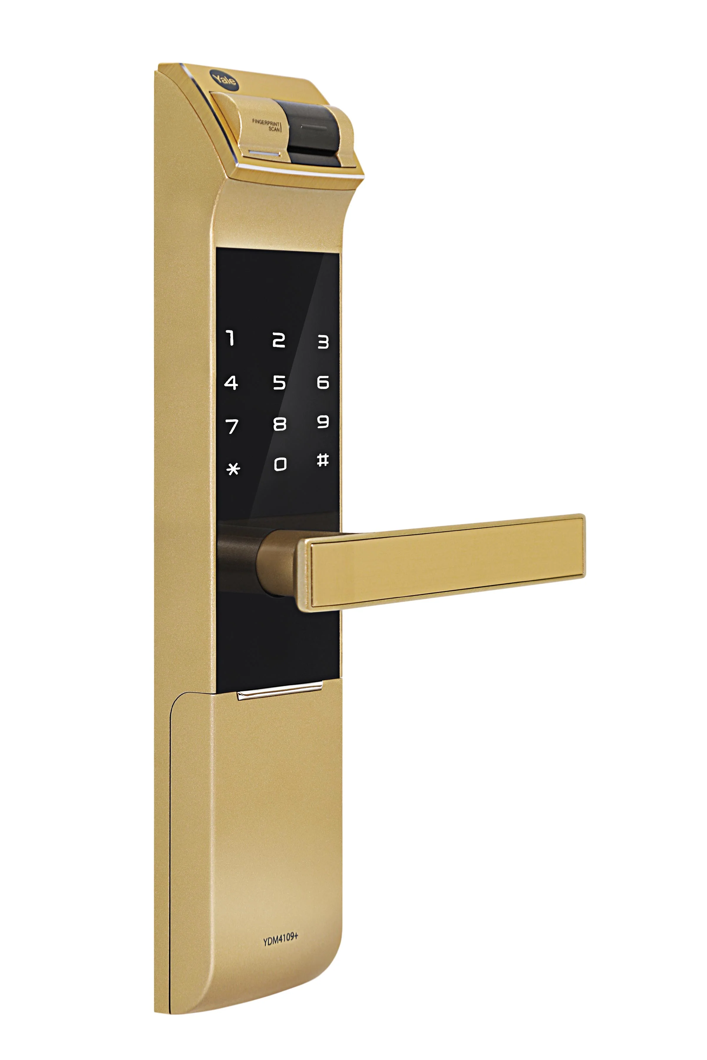 YDM 4109- A Series, Biometric Smart Lock, Gold - Image 10