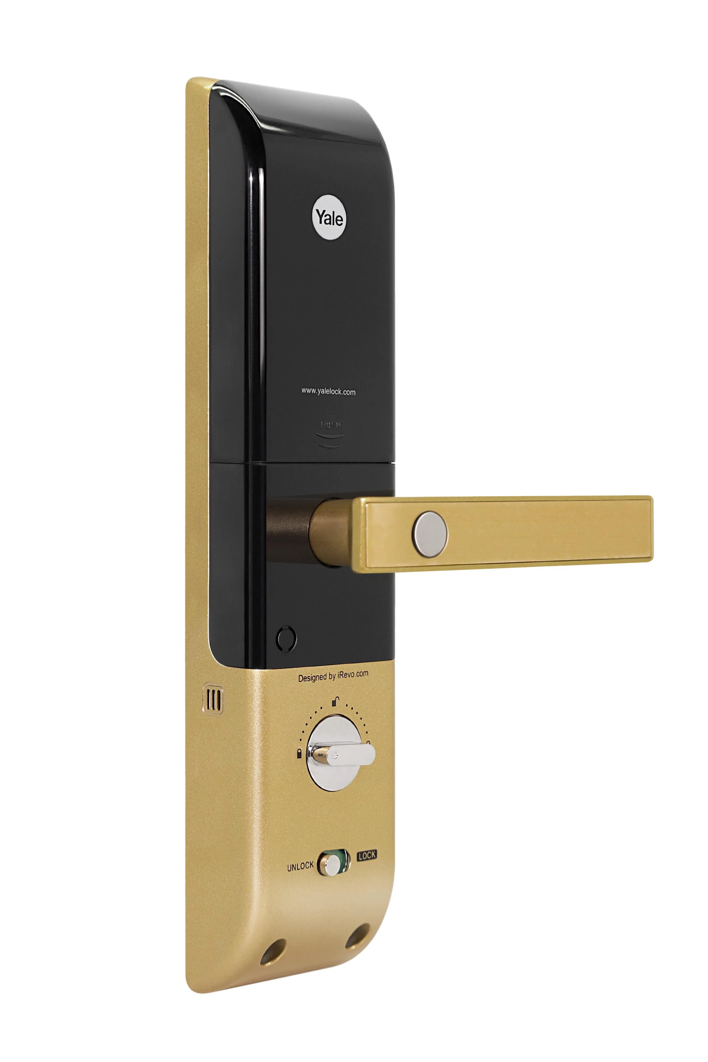 YDM 4109- A Series, Biometric Smart Lock, Gold - Image 12