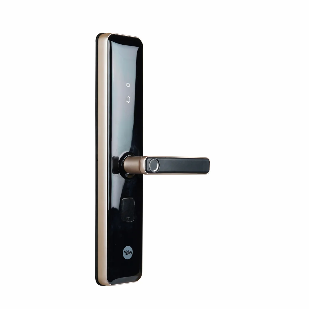 YDME 200 NxT Digital Door Lock with fingerprint, PIN, Manual Keys, RFID Card - Gold - Image 3