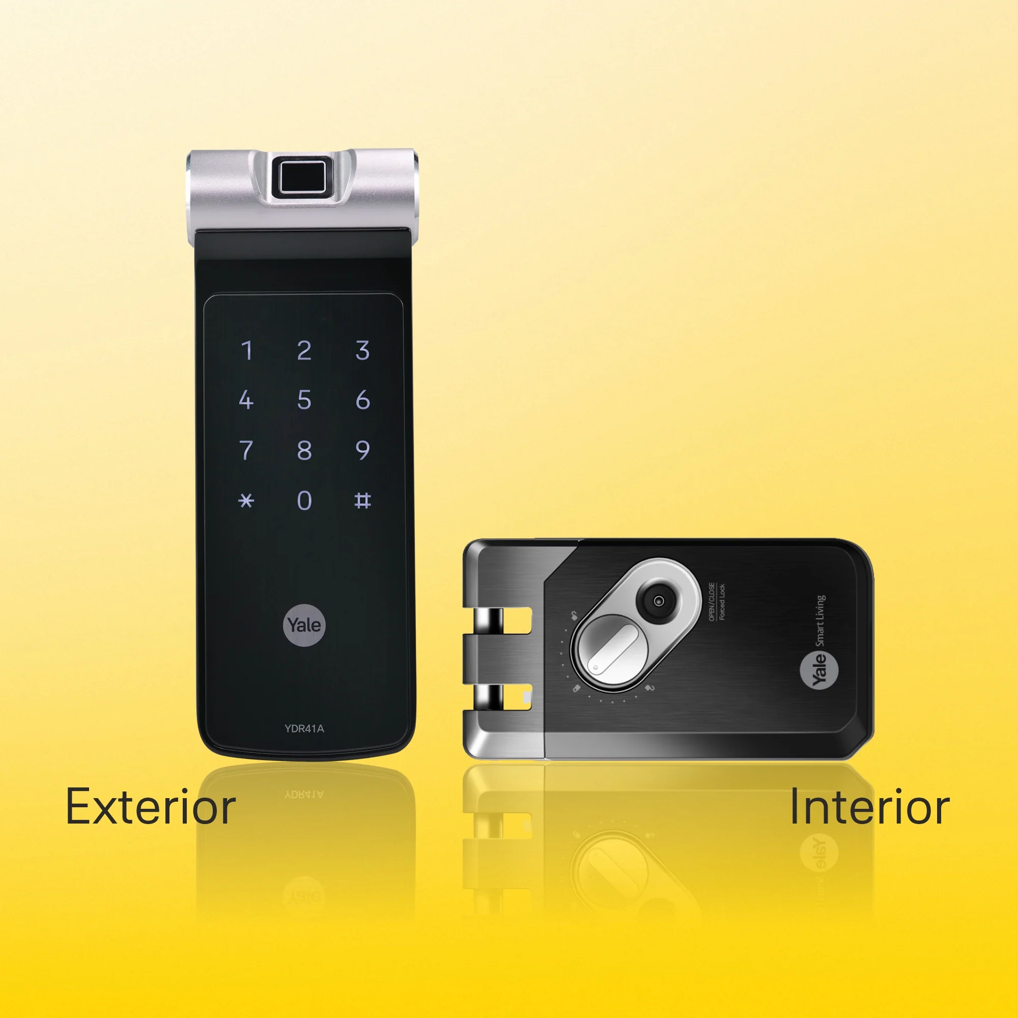 YDR 41A- Biometric Smart Lock for Double Door/ Sliding Door - Image 3