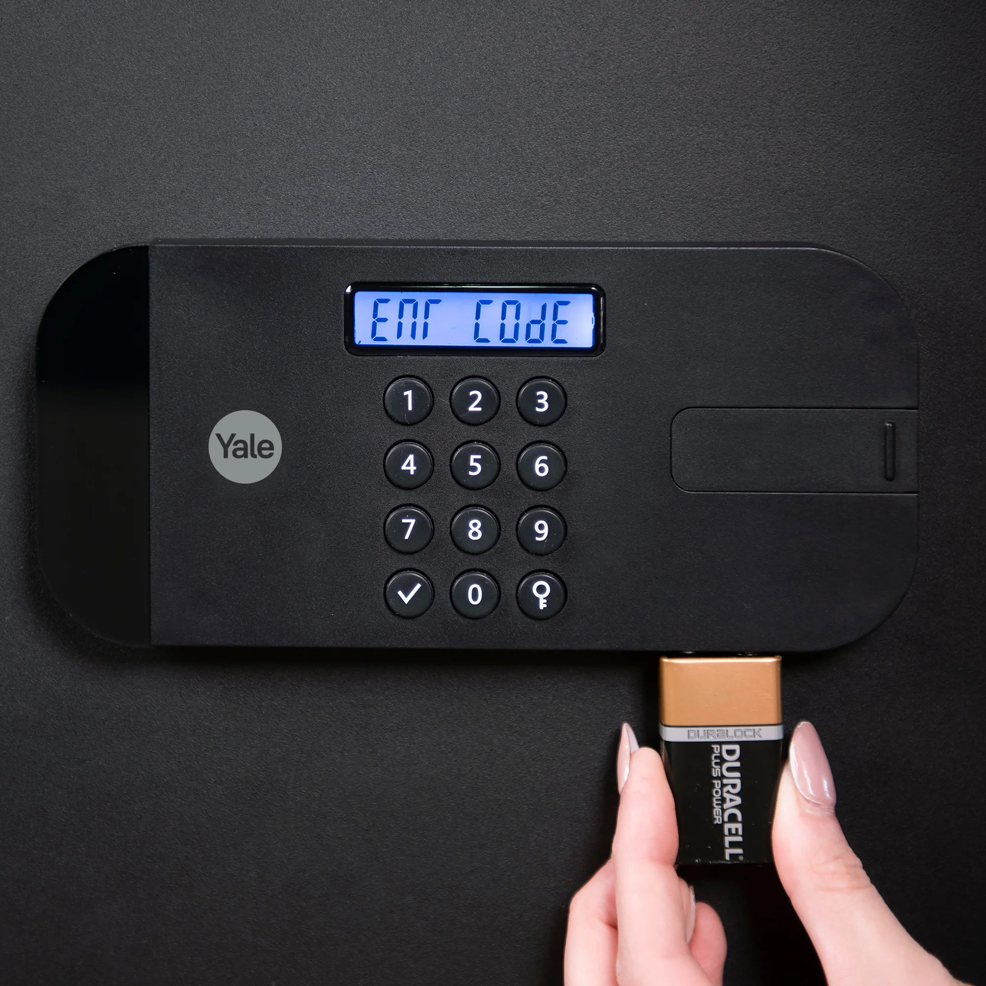 YLFB/200/EB1 High Security Laptop Digital Safe Locker with Fingerprint and Pin Access - Black - Image 7