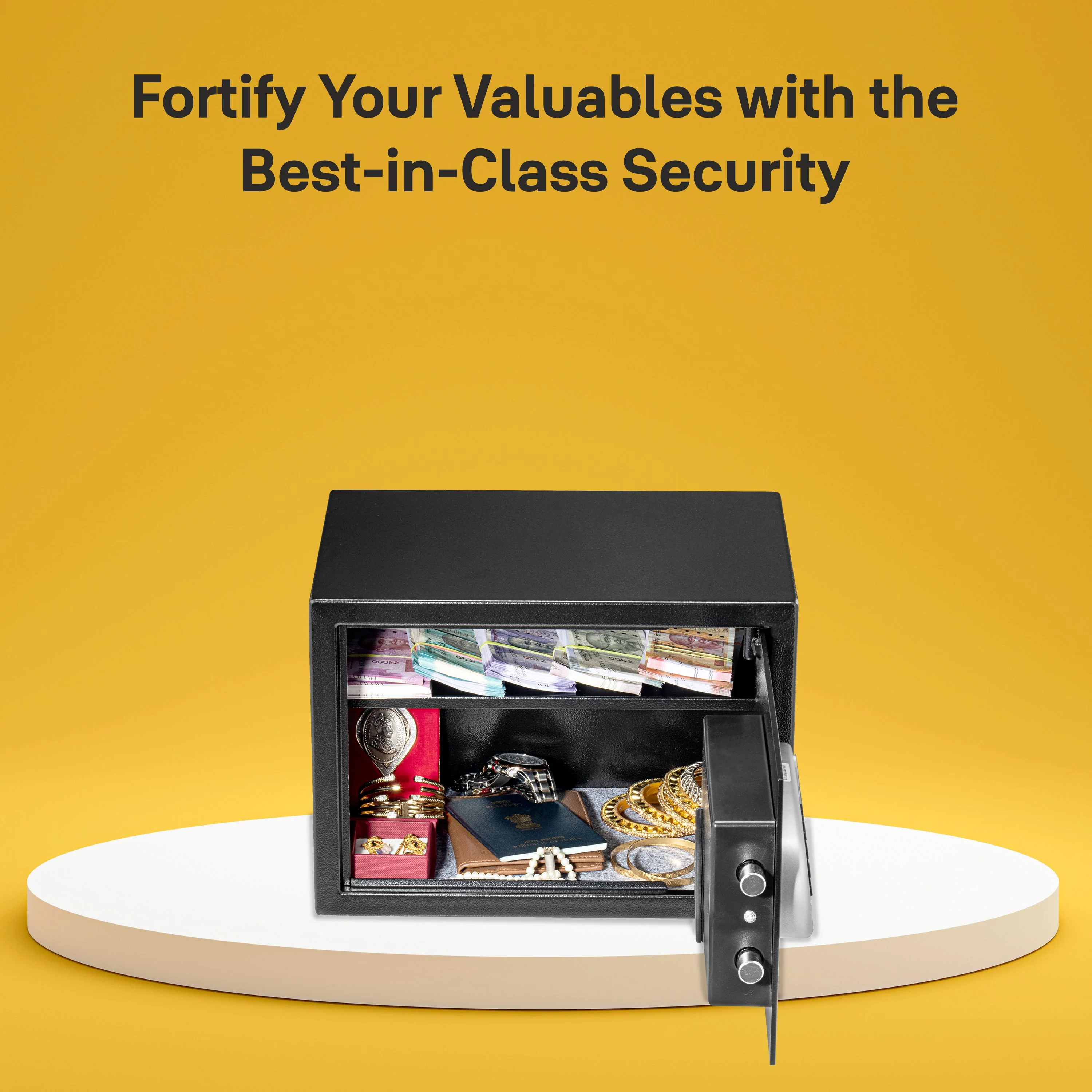 YSS/250/DB2 Home Security Safe lockers with Pincode Access- Black - Image 6