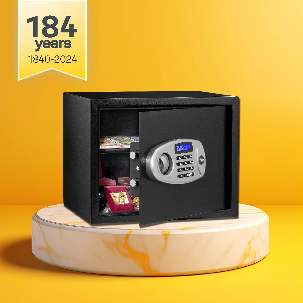 YSS/300/DB2 Home Security Safe locker with Pincode Access- Black - Image 3