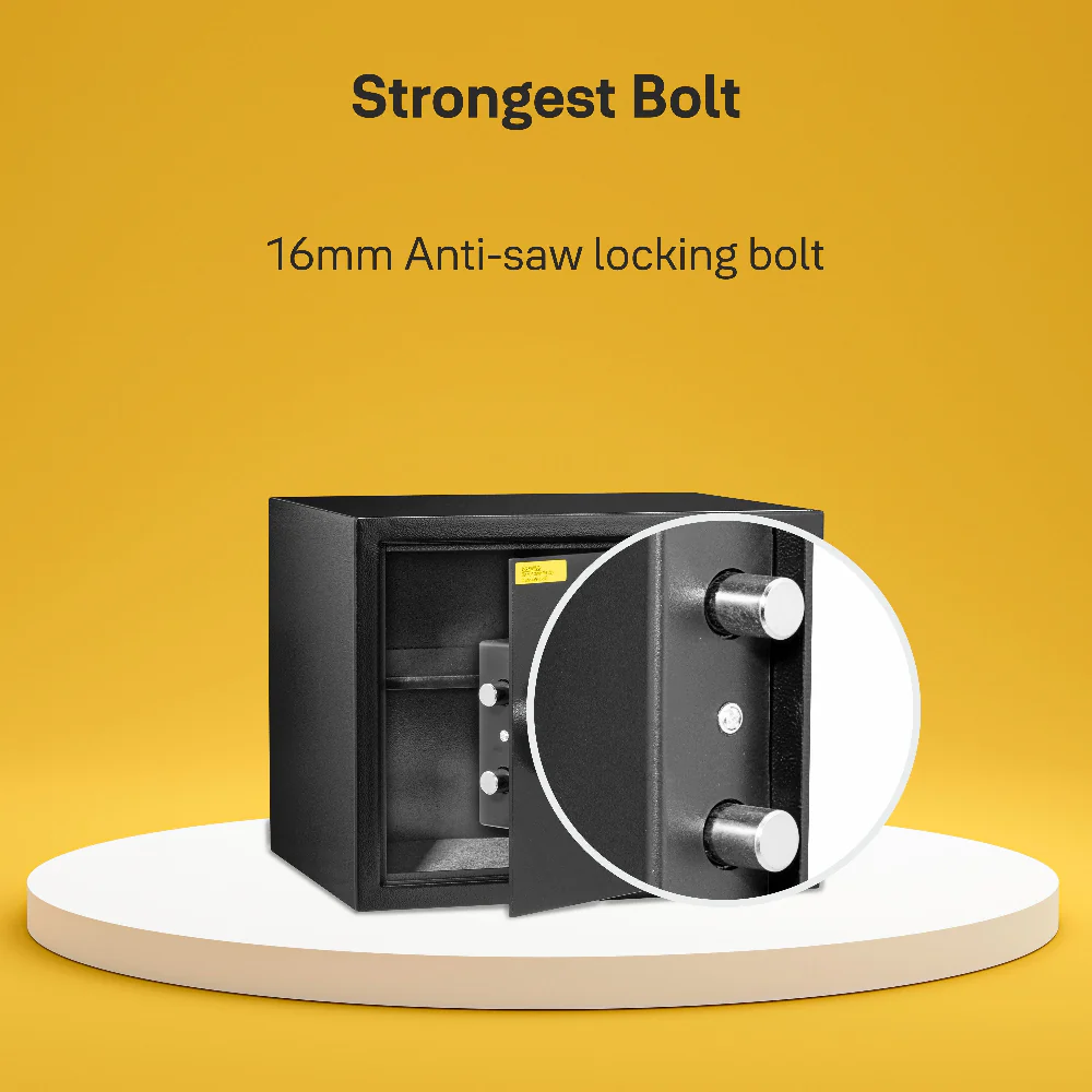 YSS/300/DB2 Home Security Safe locker with Pincode Access- Black - Image 4