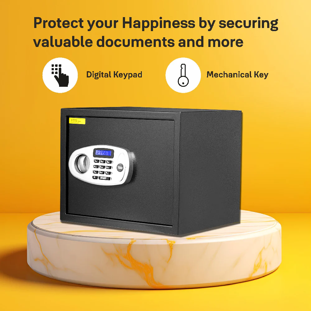 YSS/300/DB2 Home Security Safe locker with Pincode Access- Black - Image 6